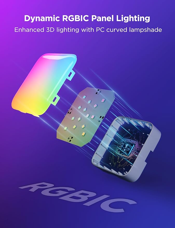 Govee Mini Panel Lights, RGBIC LED Wall Panels, Smart DIY Cube Wall Light - Image 7