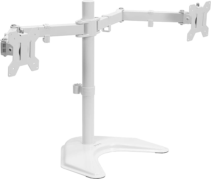 VIVO Dual LED LCD Monitor Mount, Free-Standing Desk Stand by VIVO