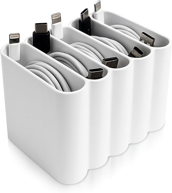 Cable Management Organizer Cord Management, Durable Plastic Connectable Cable by Unknown
