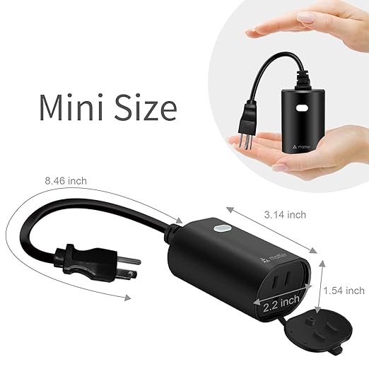 Minoston Matter Outdoor Smart Plug WiFi Heavy Duty Plug-in Outlet IP65 - Image 7