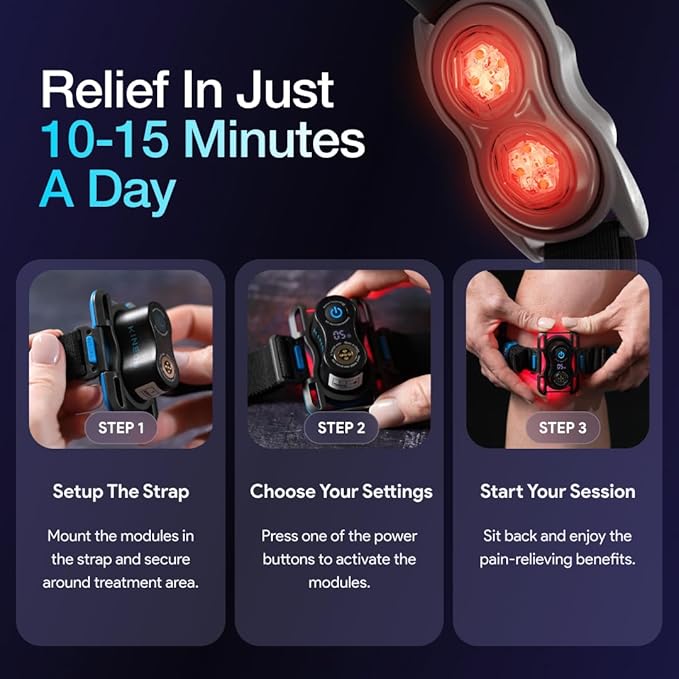 Kineon Move+ Pro Red Light Therapy Wrap – LED Light Therapy - Image 7