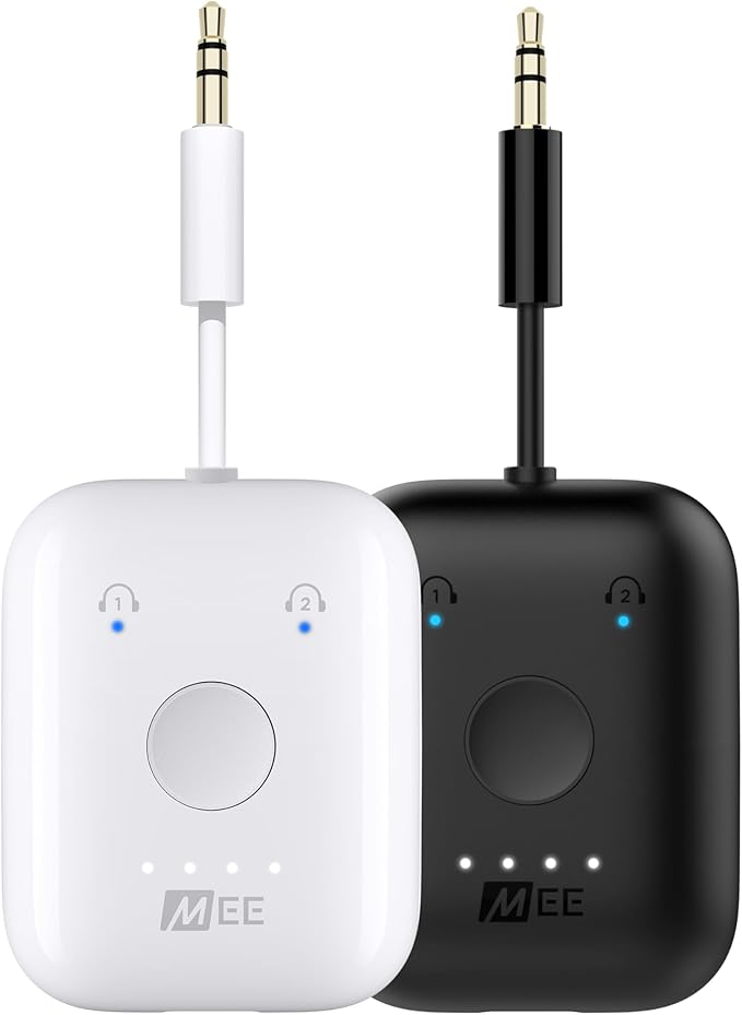 MEE audio Connect Air in-Flight Bluetooth Wireless Audio Transmitter Adapter by MEEaudio