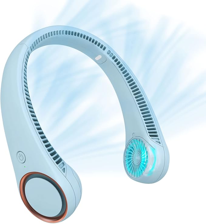 CIVPOWER Neck Fan: Portable Personal Neck Cooling Rechargeable Bladeless Fan by CIVPOWER