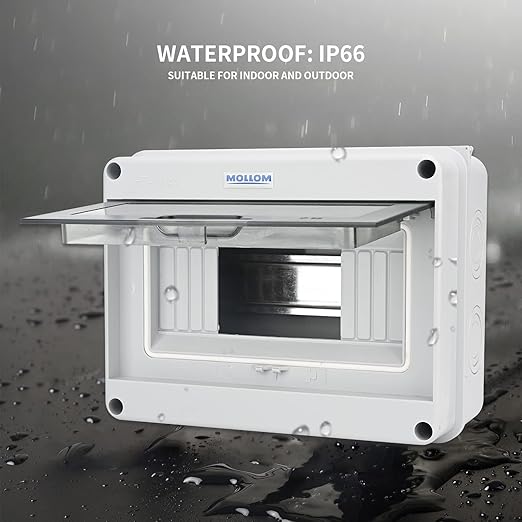 MOLLOM 8 Way Circuit Breaker MCB Distribution Protection Box - Image 3