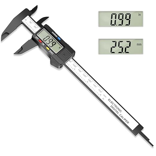 Digital Caliper Calipers Measuring Tool, 0-6inches Electronic Caliper by Unknown
