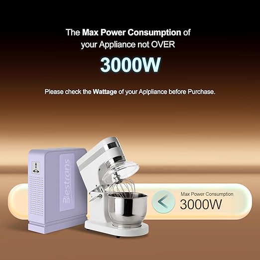 BESTRANS 3000W Step Up Transformer 110v to 220v Converter, Heavy Duty Voltage - Image 2