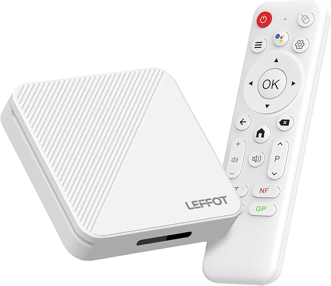 Android 14.0 TV Box 2025, LEFFOT H313 4K Ultra HD Streaming Device by LEFFOT