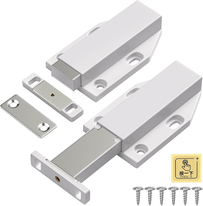 Magnetic Push Latch Heavy Duty Jiayi Push to Open Cabinet Hardware Magnetic - Image 2