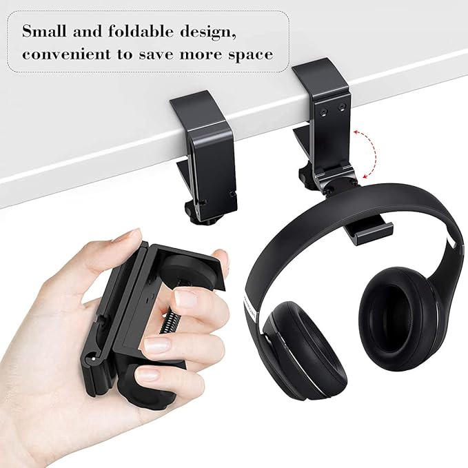 NCHONHONG Headphone Holder Under Desk Hook - Image 7