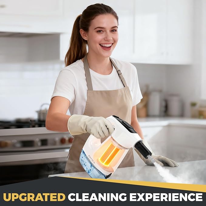 Handheld Steam Cleaner, 15S Rapid Heating, 3 Adjustable Modes, 14 Cleaning Kits - Image 7