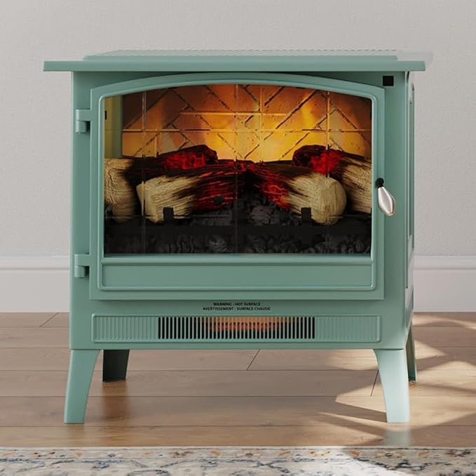 Country Living Infrared Freestanding Electric Fireplace Stove Heater in Mineral by CountryLivingHearth