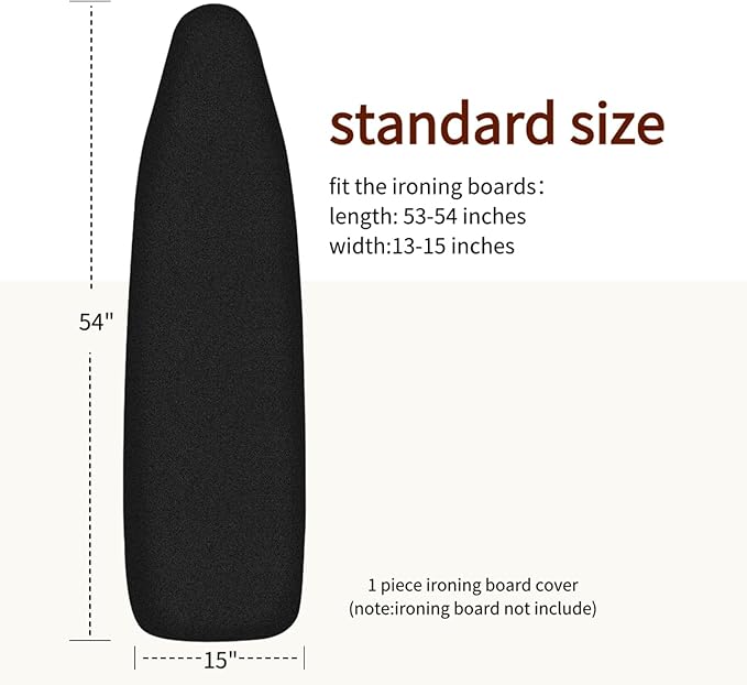 Bumkimue Ironing Board Cover and Pad, Standard Size 15x54 Inches, Heavy Duty - Image 2