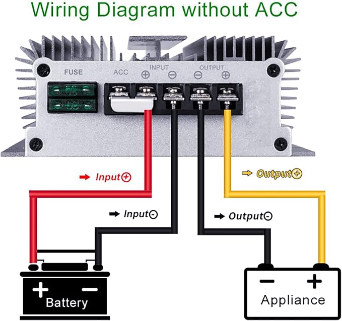 Cllena DC 40V-90V to 12V Converter Voltage Regulator Reducer 48V 60V 72V Step - Image 6