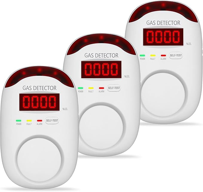3 Packs Natural Gas Detector by HembisenSafetyProducts
