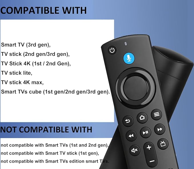 Voice Remote Replacement for Stick 4k 3rd Gen, Fit for Smart TV Stick/ 4K Max - Image 2