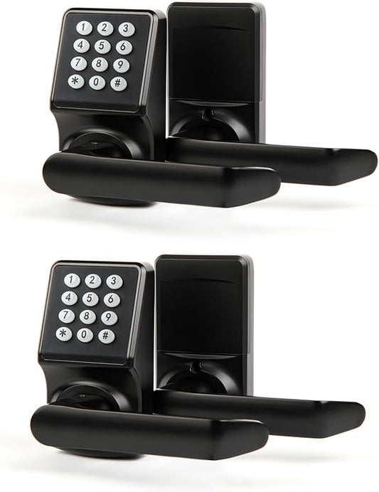 Keypad Door Lock with Handle, Digital Door Lock with Keypad Set, Keyless Entry by CielsaDawn-Securityguard
