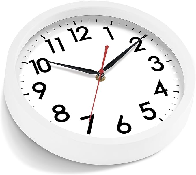 AKCISOT Wall Clock Silent Non Ticking Modern Wall Clocks Battery Operated 10 - Image 3