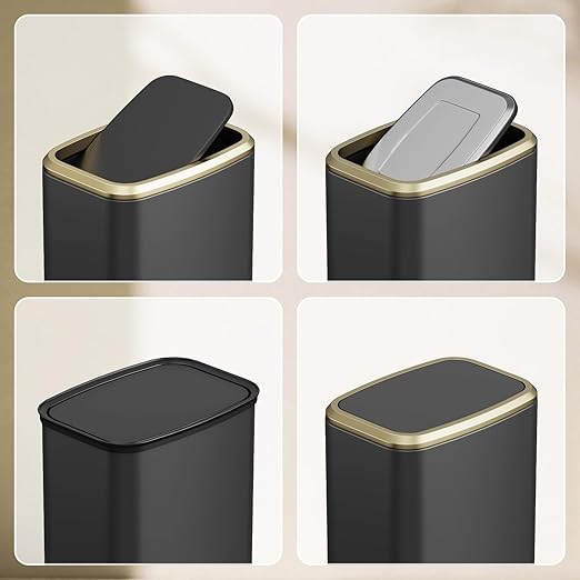 8L/2.1 Gallon Small Bathroom Trash Can - Image 7