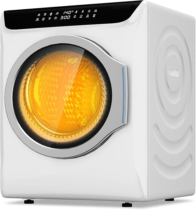 VCJ 2.8 cu.ft Portable Dryer, 1400W Electric Clothes Dryer by VCJ