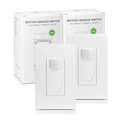 RAYZEEK PIR Motion Sensor Light Switch, Single-Pole Motion Activated Wall Switch by RAYZEEK