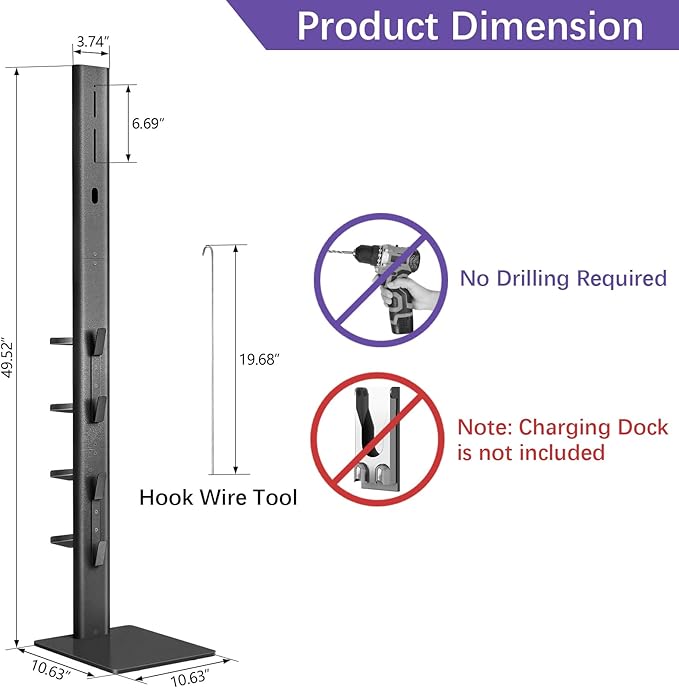 XIGOO Storage-Stand-Docking-Station-Holder Compatible - Image 5