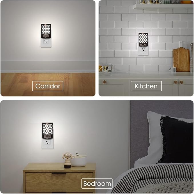DORESshop LED Plug in Night Light, Night Lights Plug Into Wall, Dusk to Dawn - Image 6