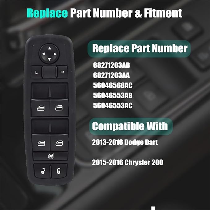 Master Power Window Control Switch - Image 6