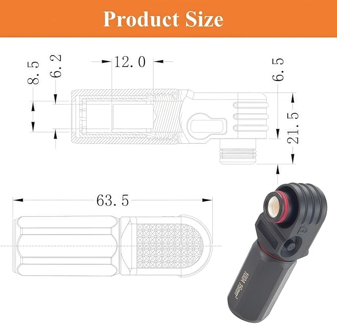 1 Set Battery Energy Storage Connector 100A 16mm² High Current HV Connectors - Image 6
