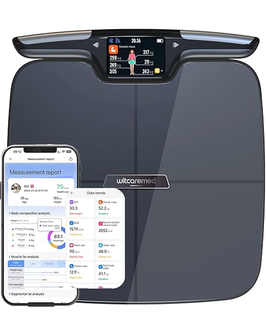 Smart Scale for Body Weight by witcaremed
