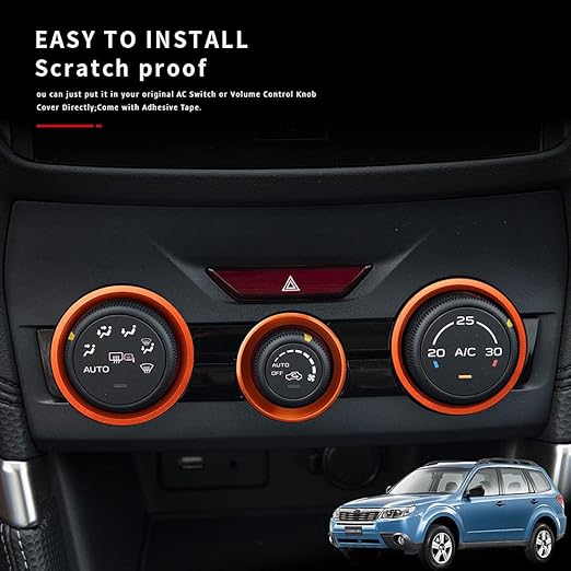 Auovo AC Climate Control Knob Outer Ring Covers Accessories - Image 4