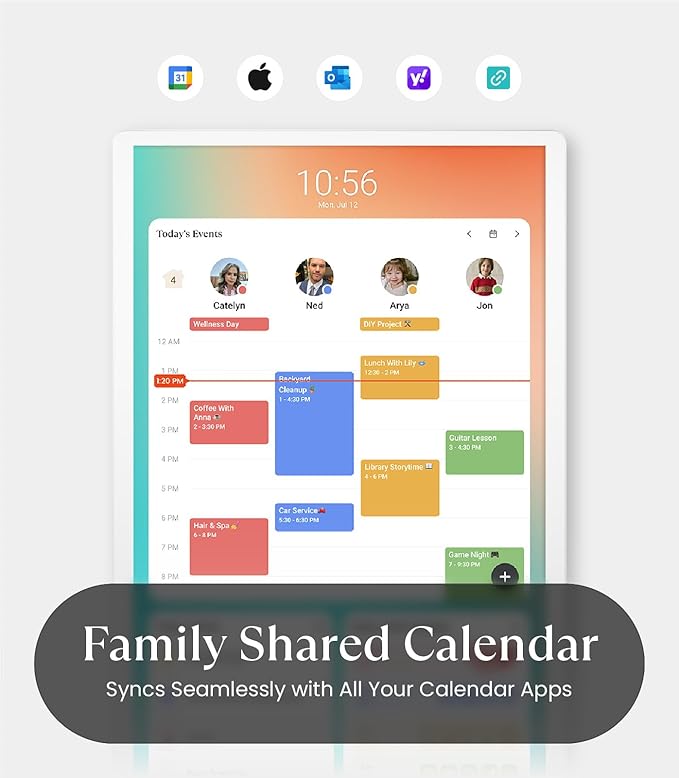Cozyla Mate Calendar+ 2: 24" Digital Calendar Wall Touch Screen Chore Chart - Image 3
