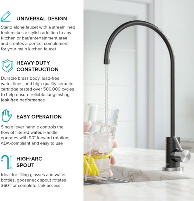 KRAUS® Purita™ Single Handle Drinking Water Filter Faucet - Image 5