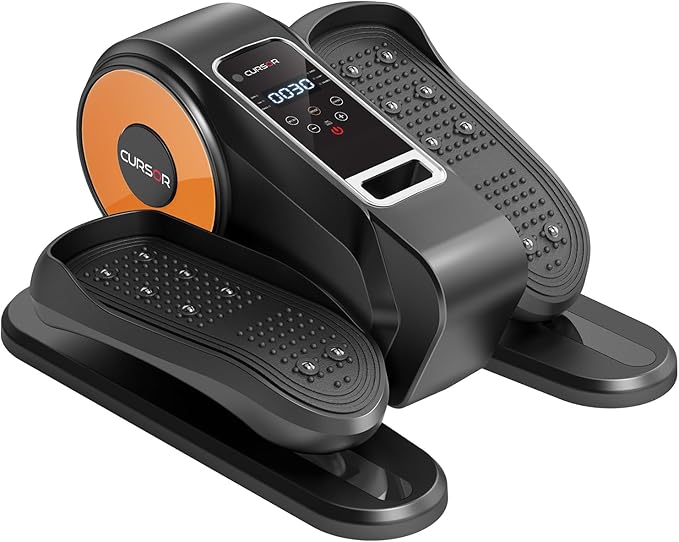 Under Desk Elliptical Machine, Electric Seated Pedal Exerciser, Min Leg by CURSORFITNESS