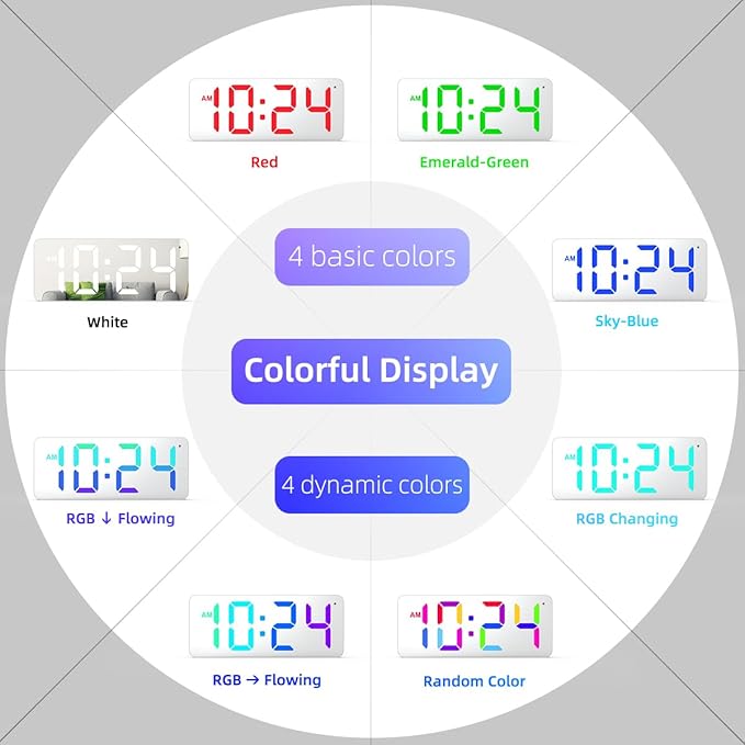 XUANZIT LED Digital Wall Clock - Image 2
