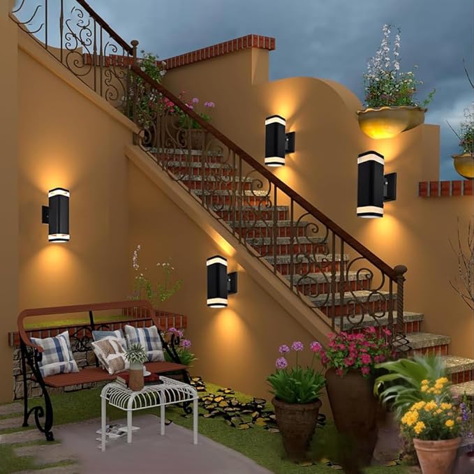 rosykite LED Outdoor Wall Sconce, Dusk to Dawn Outdoor Lighting Fixture - Image 7