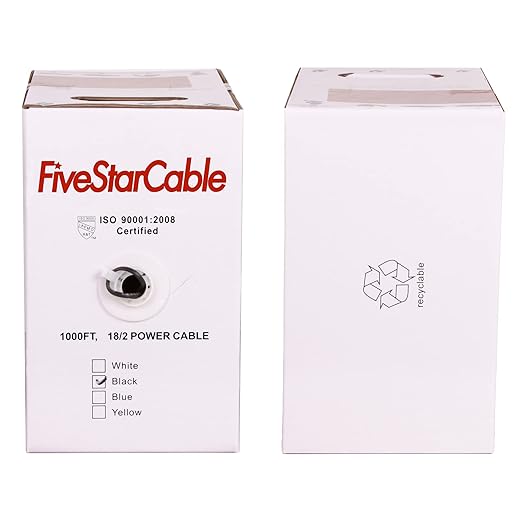 FiveStarCable 18-2 Gauge Low Voltage Stranded Cable Wire - 1000 ft - Image 4