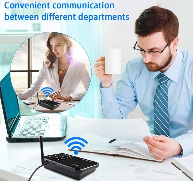 Wuloo Intercoms Wireless for Home 5280 Feet Range 10 Channel 3 Code, Wireless - Image 4