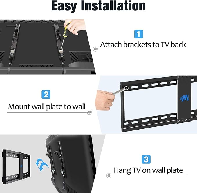 Mounting Dream TV Wall Mount for 37-70 Inch Flat Screen TV - Image 7