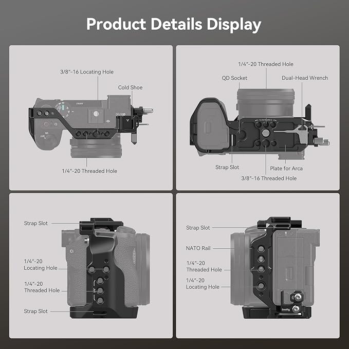 SmallRig Cage Kit for Sony A6700 - Image 6
