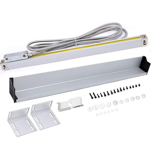 TOAUTO Digital Readout 2 Axis 3 Axis DRO Display Linear Scale 600mm 24" by TOAUTO