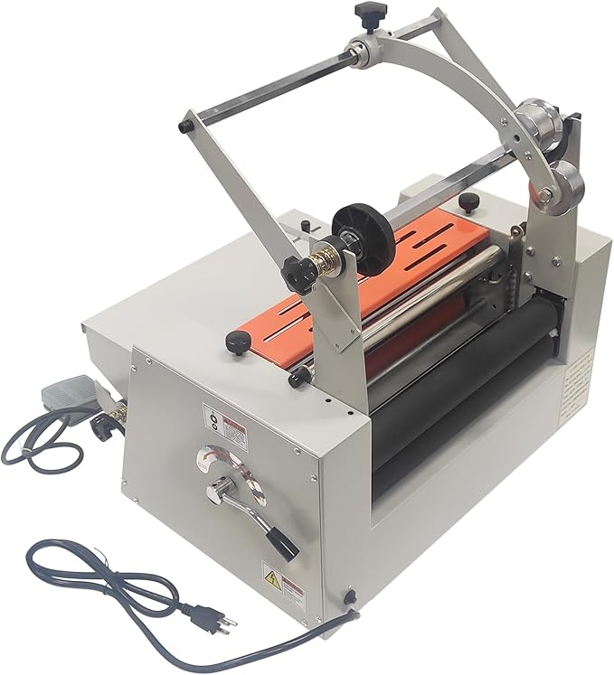 WYDDDARY 14.17"/360MM Electric Steel Roller Thermal Laminator - Image 8