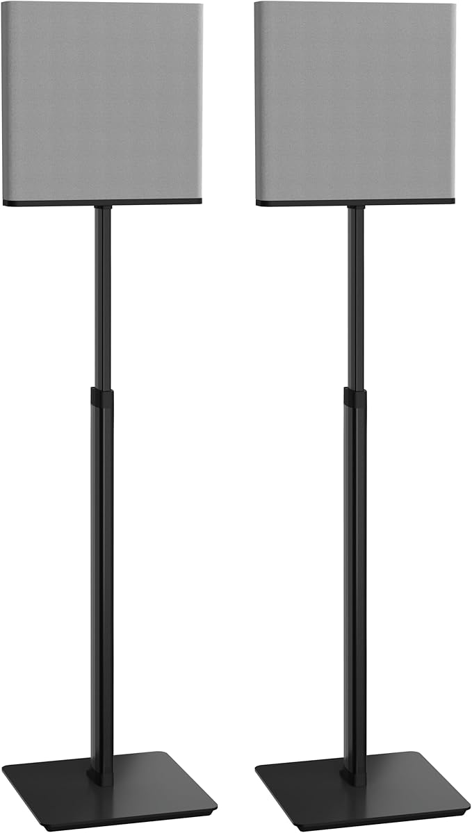 SANUS Height-Adjustable Speaker Stands Compatible by SANUS