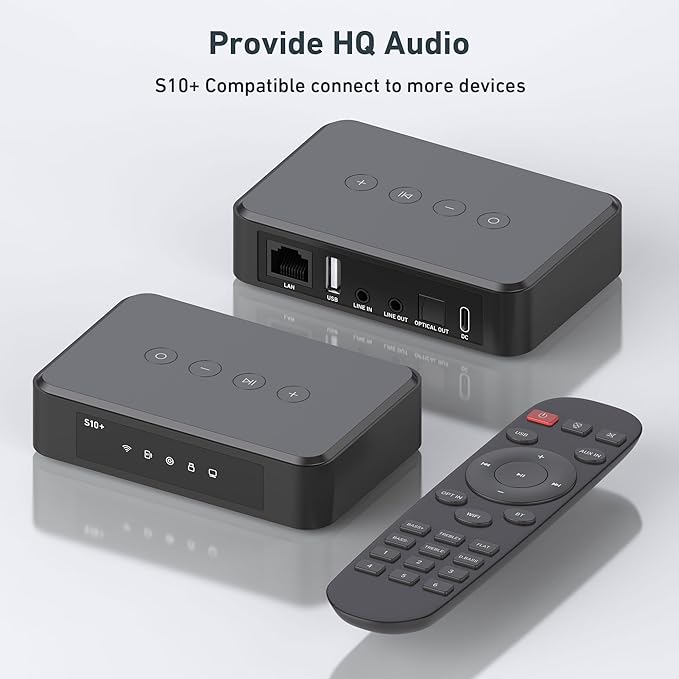 Arylic S10+ AirPlay Audio Receiver, WiFi & Bluetooth Music Streamer, Streams HD - Image 2