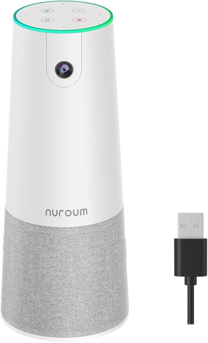 NUROUM C20 HD Conference Webcam, 1080P Video Conferencing Camera by Nuroum