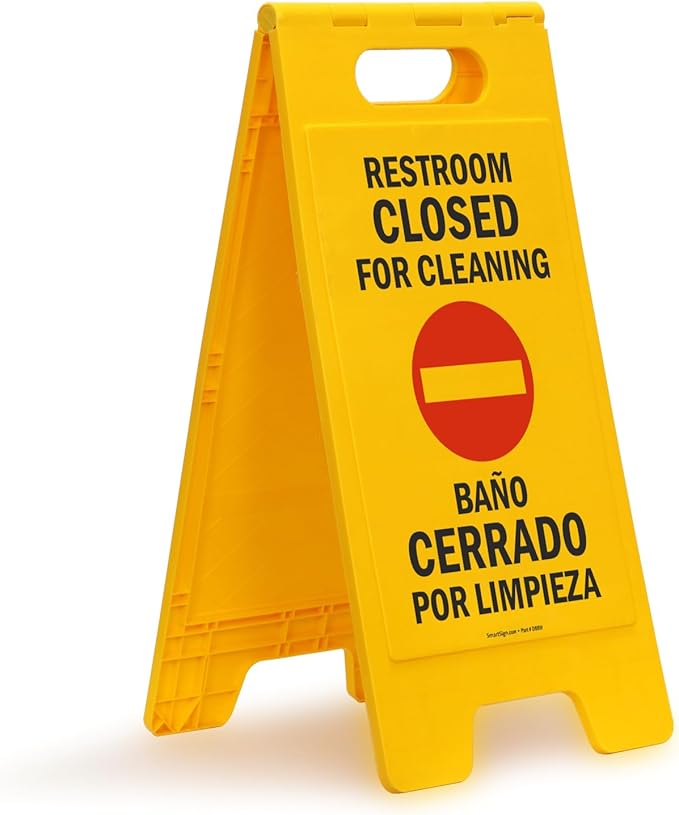 SmartSign 25 x 12 inch “Restroom Closed by SmartSign
