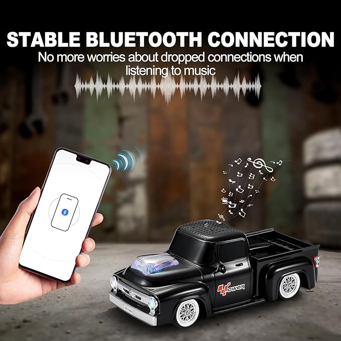 Vintage Pickup Truck Bluetooth Speaker, Retro Truck Model - Image 2