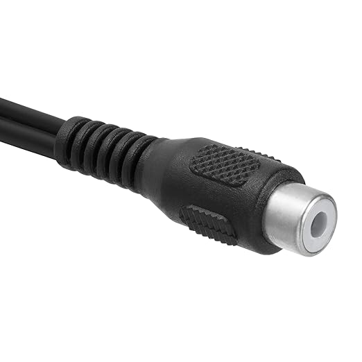Cmple - 2 RCA Male to 1 RCA Female Stereo Audio Y-Cable, Plugs to Jack - Image 6