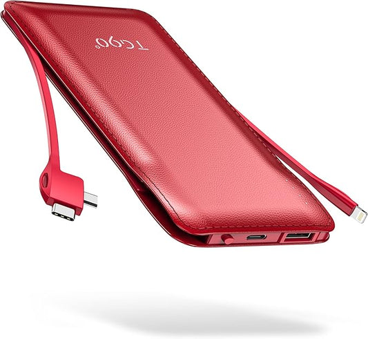 TG90° Portable Charger 10000mah Cell Phone Battery Backup, Ultra Slim Power Bank by TG90%C2%B0