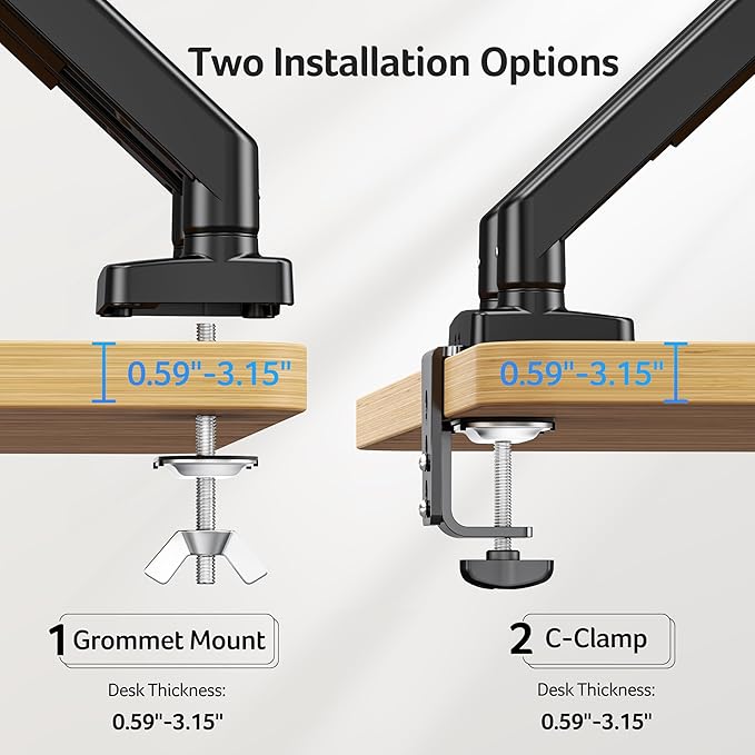 Acer Dual Monitor Arm, Computer Desk Arm - Image 4