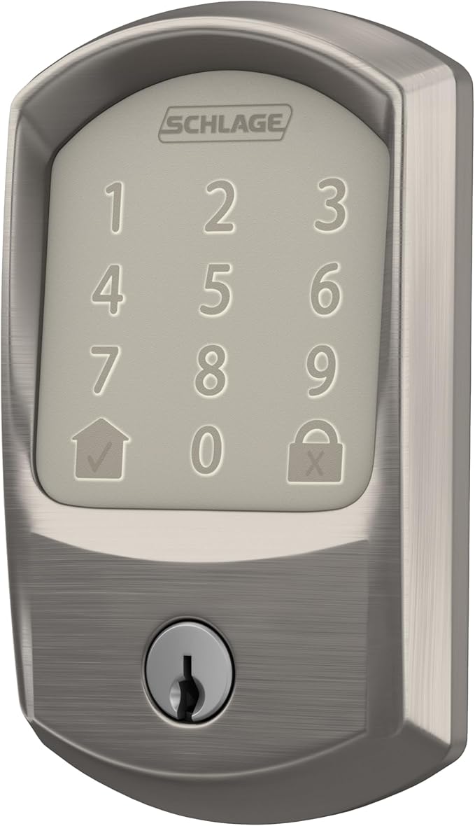 SCHLAGE BE489WB GRW 619 Encode WiFi Deadbolt Smart Lock, Keyless Entry - Image 9